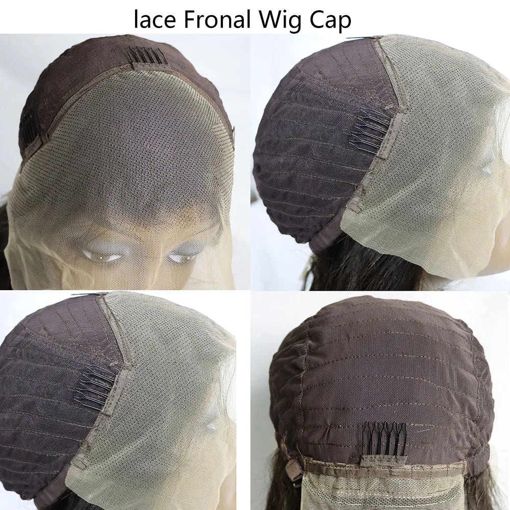 4C Afro Kinky Curly Lace Closure Human Virgin Hair Wigs Transparent Lace U Part Brazilian Lace Frontal Wigs